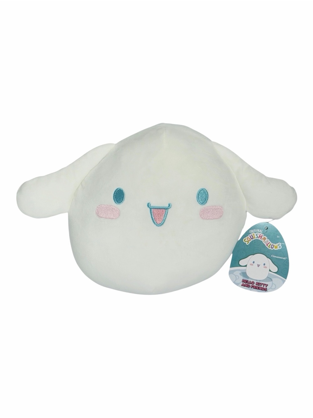 Squishmallows Sanrio Cinnamoroll 8” Plush White Puppy NWT Soft Stuffed Animal